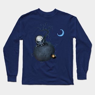 Halloween on  a Little Planet Long Sleeve T-Shirt